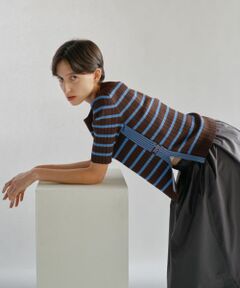 LANVIN en Bleu / ランバン オン ブルー ニット・セーター | ボーダーリブニット