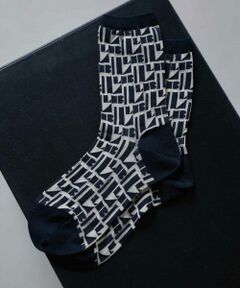 LANVIN en Bleu / ランバン オン ブルー その他小物 | ロゴジャガードソックス