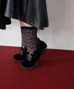 LANVIN en Bleu / ランバン オン ブルー その他小物 | ロゴジャガードソックス