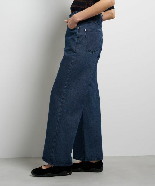LANVIN en Bleu / ランバン オン ブルー その他パンツ | センタープレスフレアデニム | 詳細6
