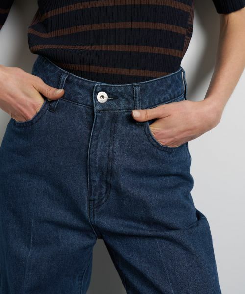 LANVIN en Bleu / ランバン オン ブルー その他パンツ | センタープレスフレアデニム | 詳細8