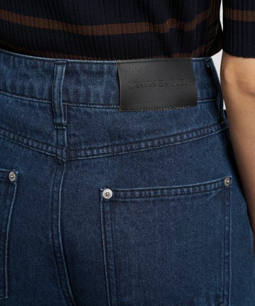 LANVIN en Bleu / ランバン オン ブルー その他パンツ | センタープレスフレアデニム | 詳細9