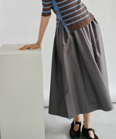 LANVIN en Bleu / ランバン オン ブルー ロング・マキシ丈スカート | タックフレアスカート