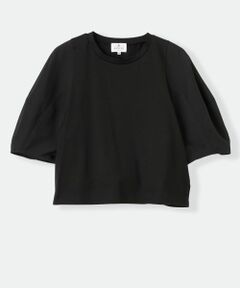 LANVIN en Bleu / ランバン オン ブルー Tシャツ | クロップドコンビカットソー