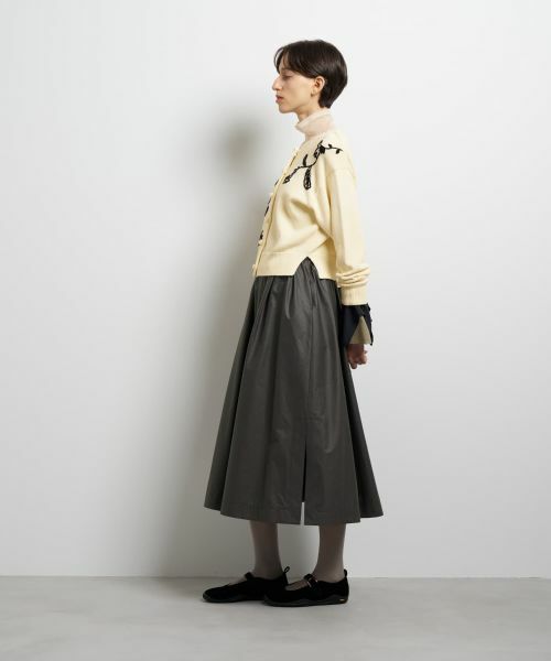 LANVIN en Bleu / ランバン オン ブルー カーディガン・ボレロ | エンブロイダリーニットカーディガン | 詳細2
