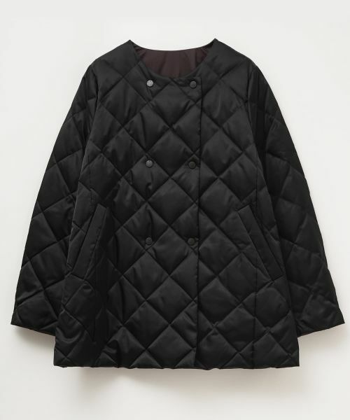 LANVIN en Bleu / ランバン オン ブルー その他アウター | 【TAION×LIMONTA East】リバーシブルミドルコート（ブラック）