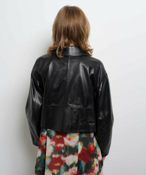 LANVIN en Bleu / ランバン オン ブルー テーラードジャケット | ラムレザーステンカラージャケット | 詳細8
