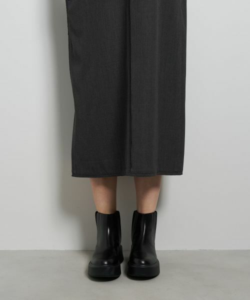 LANVIN en Bleu / ランバン オン ブルー ドレス | クリアツイルUネックワンピース | 詳細10