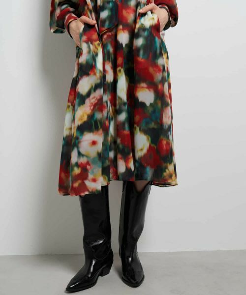 LANVIN en Bleu / ランバン オン ブルー ドレス | Veiled Floraプリントワンピース | 詳細8
