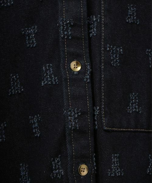 LANVIN en Bleu / ランバン オン ブルー シャツ・ブラウス | パンチングデニムクロップドシャツ | 詳細11