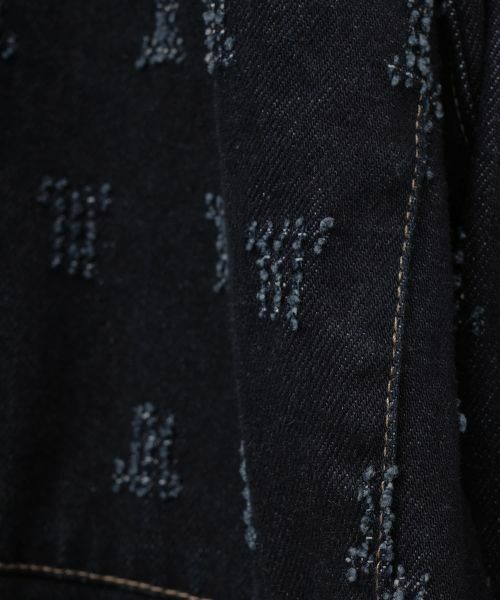 LANVIN en Bleu / ランバン オン ブルー シャツ・ブラウス | パンチングデニムクロップドシャツ | 詳細12