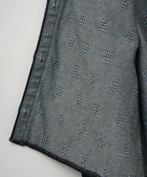 LANVIN en Bleu / ランバン オン ブルー シャツ・ブラウス | パンチングデニムクロップドシャツ | 詳細13