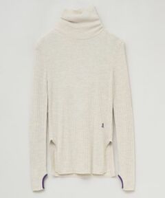 LANVIN en Bleu / ランバン オン ブルー ニット・セーター | カラーポイントリブタートル