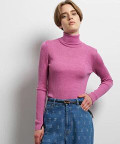 LANVIN en Bleu / ランバン オン ブルー ニット・セーター | カラーポイントリブタートル