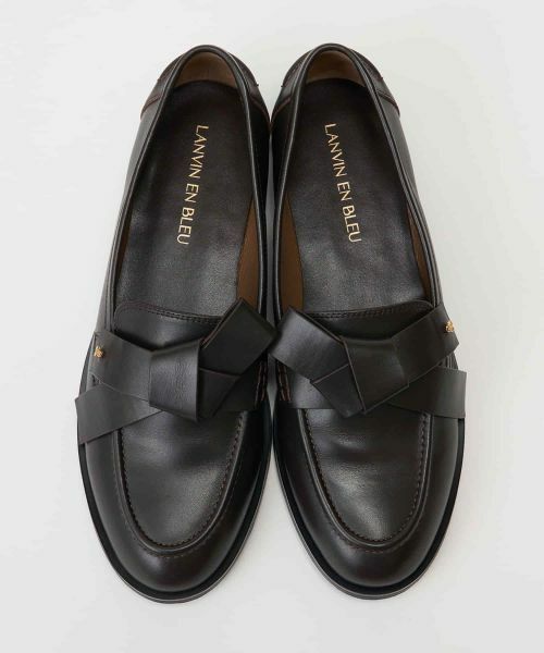 LANVIN en Bleu / ランバン オン ブルー その他小物 | レザーリボンローファー | 詳細6