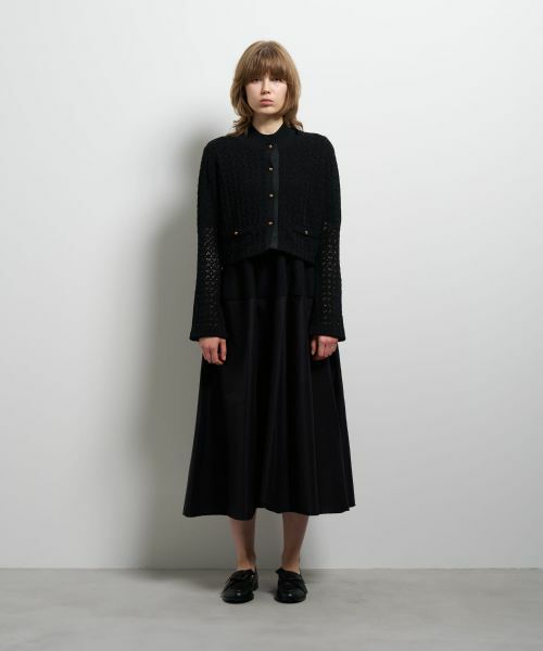 LANVIN en Bleu / ランバン オン ブルー テーラードジャケット | コードレースニットジャケット | 詳細1
