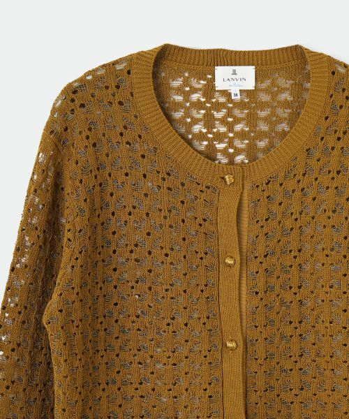 LANVIN en Bleu / ランバン オン ブルー テーラードジャケット | コードレースニットジャケット | 詳細14