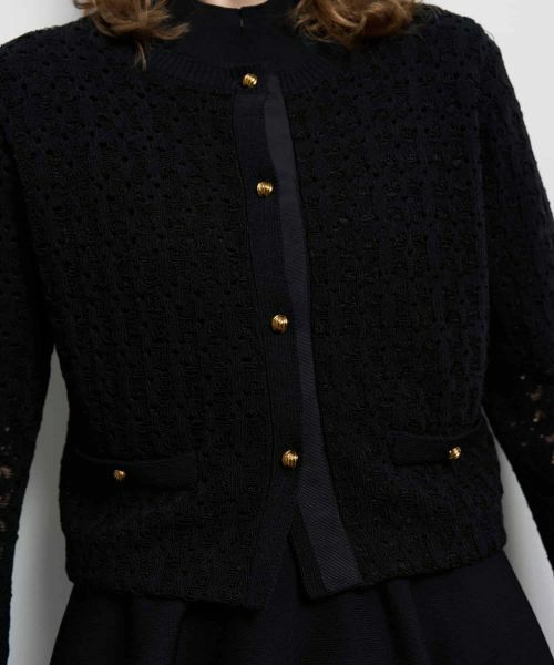 LANVIN en Bleu / ランバン オン ブルー テーラードジャケット | コードレースニットジャケット | 詳細9