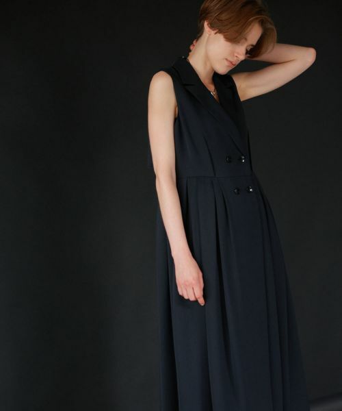 LANVIN en Bleu / ランバン オン ブルー ドレス | ノースリーブトレンチワンピース | 詳細10