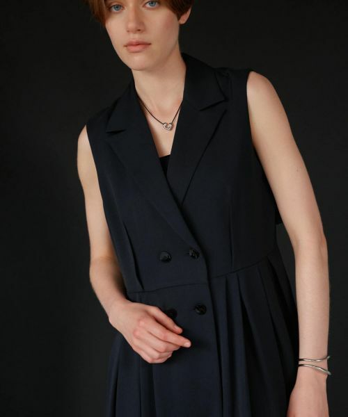 LANVIN en Bleu / ランバン オン ブルー ドレス | ノースリーブトレンチワンピース | 詳細11