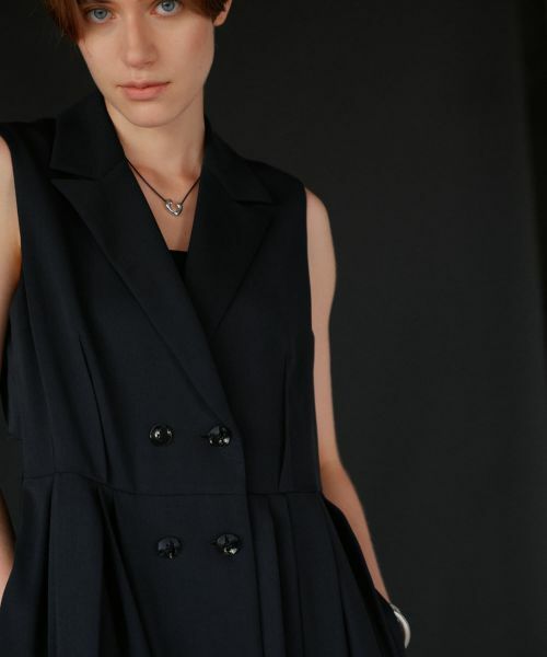 LANVIN en Bleu / ランバン オン ブルー ドレス | ノースリーブトレンチワンピース | 詳細12