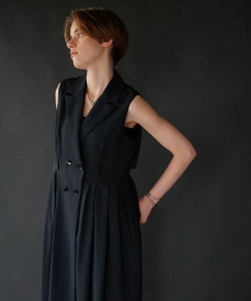 LANVIN en Bleu / ランバン オン ブルー ドレス | ノースリーブトレンチワンピース | 詳細13