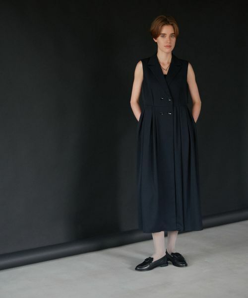 LANVIN en Bleu / ランバン オン ブルー ドレス | ノースリーブトレンチワンピース | 詳細9