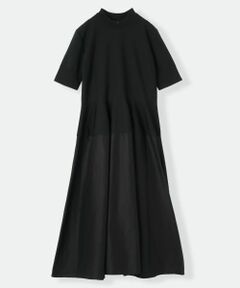 LANVIN en Bleu / ランバン オン ブルー ドレス | ニットコンビフレアワンピース