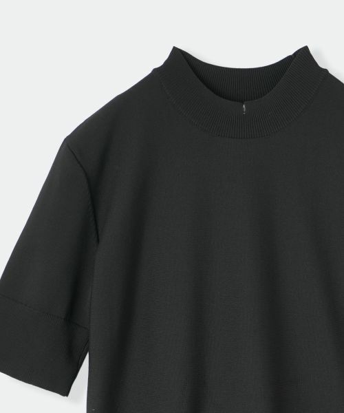 LANVIN en Bleu / ランバン オン ブルー ドレス | ニットコンビフレアワンピース | 詳細12