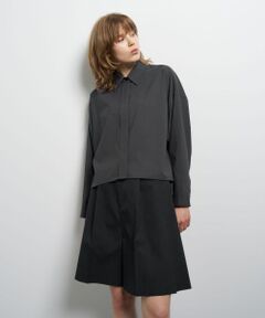LANVIN en Bleu / ランバン オン ブルー その他パンツ | ウールツイルショートパンツ