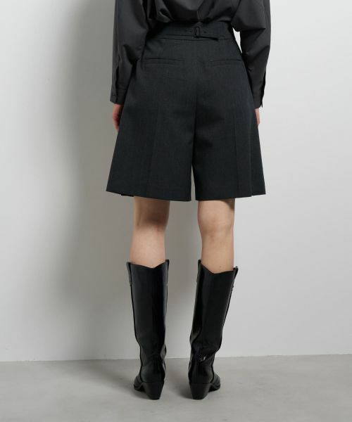 LANVIN en Bleu / ランバン オン ブルー その他パンツ | ウールツイルショートパンツ | 詳細5