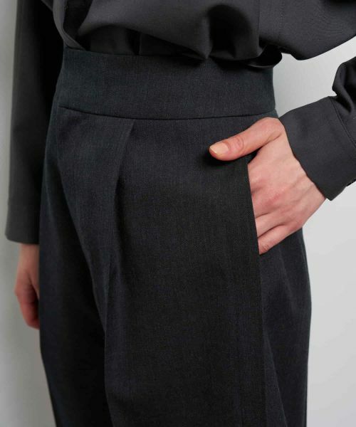 LANVIN en Bleu / ランバン オン ブルー その他パンツ | ウールツイルショートパンツ | 詳細7