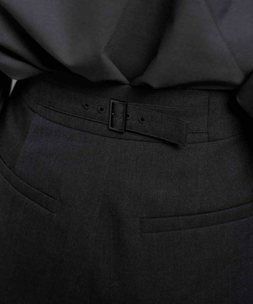 LANVIN en Bleu / ランバン オン ブルー その他パンツ | ウールツイルショートパンツ | 詳細8