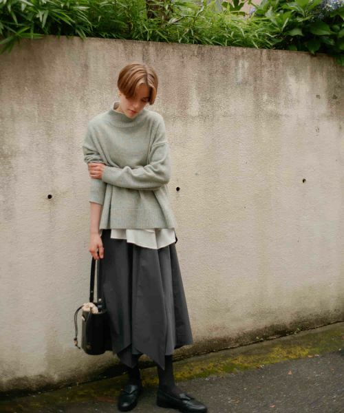 LANVIN en Bleu / ランバン オン ブルー ロング・マキシ丈スカート | タイプライター２WAYスカート | 詳細11