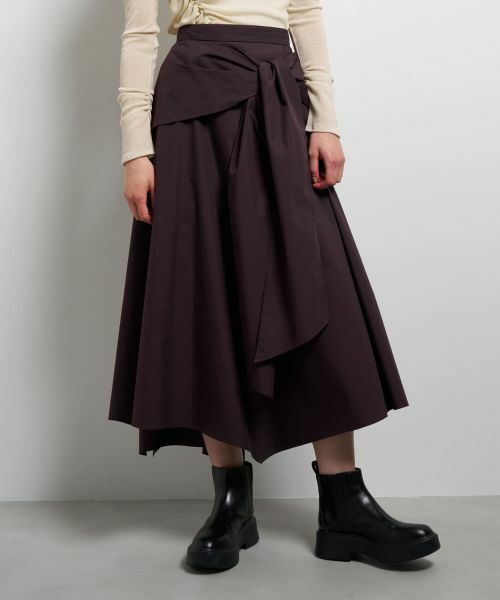 LANVIN en Bleu / ランバン オン ブルー ロング・マキシ丈スカート | タイプライター２WAYスカート | 詳細8
