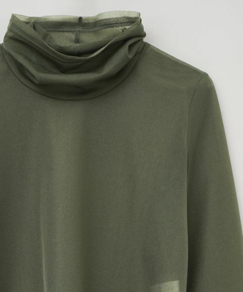 LANVIN en Bleu / ランバン オン ブルー Tシャツ | シアートリコットフリルカフスカットソー | 詳細11