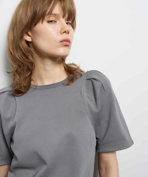 LANVIN en Bleu / ランバン オン ブルー ニット・セーター | フラッグヤーンカラー2wayハーフスリーブニット | 詳細11