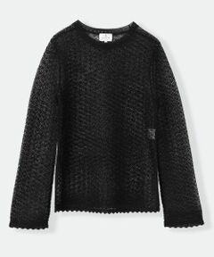LANVIN en Bleu / ランバン オン ブルー ニット・セーター | ラメレースニット