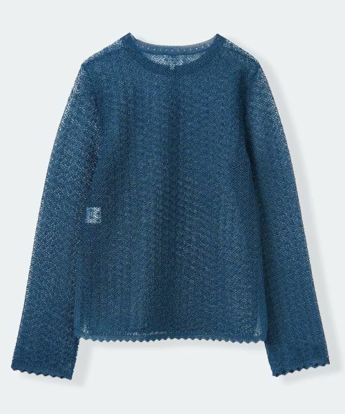 LANVIN en Bleu / ランバン オン ブルー ニット・セーター | ラメレースニット | 詳細10