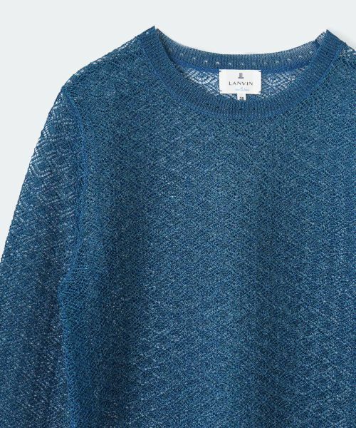 LANVIN en Bleu / ランバン オン ブルー ニット・セーター | ラメレースニット | 詳細11