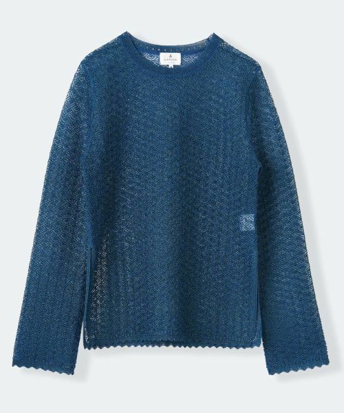 LANVIN en Bleu / ランバン オン ブルー ニット・セーター | ラメレースニット | 詳細9