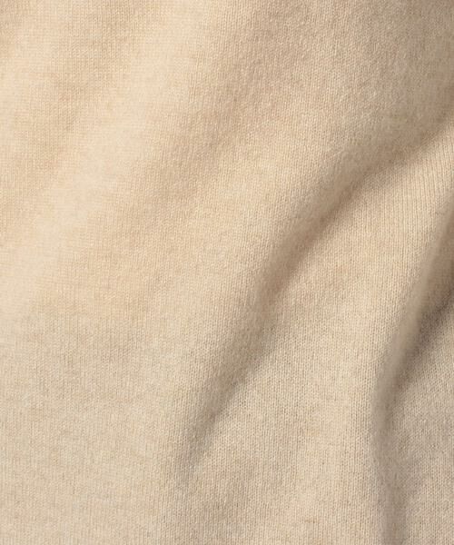 LAPINE BLANCHE / ラピーヌ ブランシュ ニット・セーター | GOBIカシミヤ ケーブル柄 タートルセーター | 詳細4