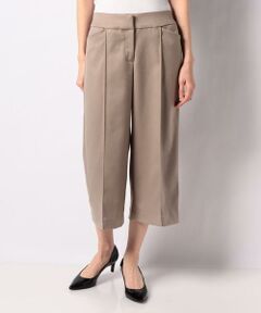 ワイドクロップドパンツ