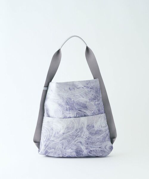 LAQUOH / ラクーオ トートバッグ | マーブルス墨流シワンショルダーL | 詳細2