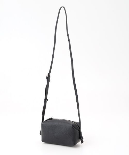 LAQUOH / ラクーオ ショルダーバッグ | オーセンティックレザーナノショルダー（ブラック）