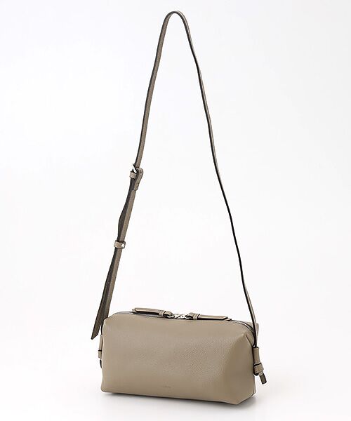 LAQUOH / ラクーオ ショルダーバッグ | オーセンティックレザーショルダー（ベージュ）