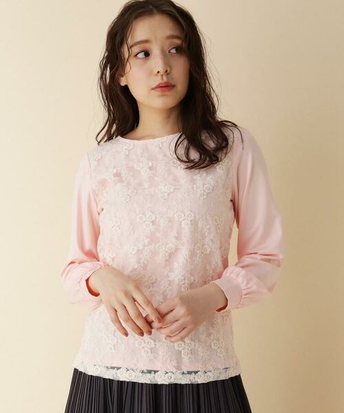 セール フラワー刺しゅうプルオーバー カットソー Laura Ashley ローラ アシュレイ ファッション通販 タカシマヤファッション スクエア