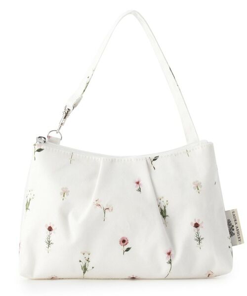 LAURA ASHLEY / ローラ アシュレイ エコバッグ | プレスドプラワー柄 収納バッグ付きマイバッグ | 詳細10