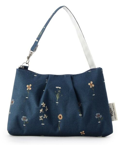 LAURA ASHLEY / ローラ アシュレイ エコバッグ | プレスドプラワー柄 収納バッグ付きマイバッグ | 詳細11