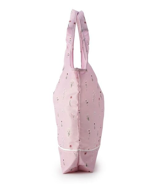 LAURA ASHLEY / ローラ アシュレイ エコバッグ | プレスドプラワー柄 収納バッグ付きマイバッグ | 詳細3